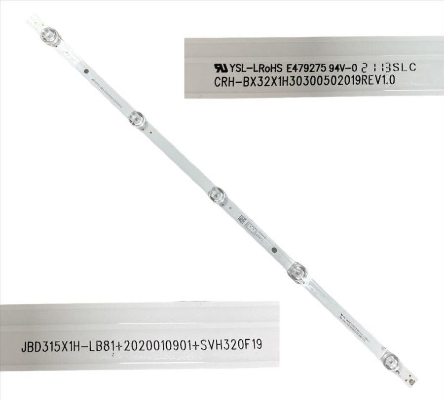 Tira 5 leds Hisense 32A5700FA CRH-BX32X1H30300502019REV1.0 JBD315X1H (SWAP)