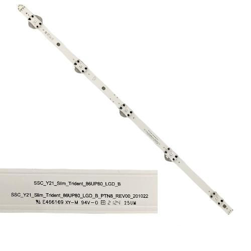 Tira 5 Leds LG 86UP80006LA TIPE B SSC_Y21_Slim_Trident_86UP80_LGD_B
