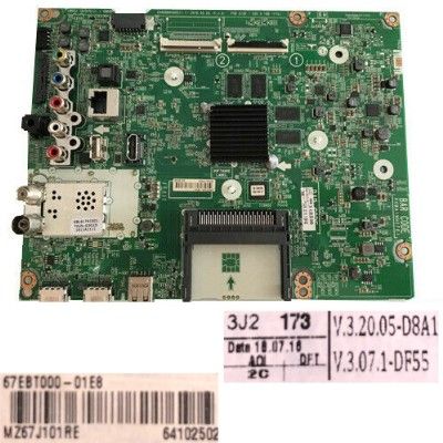 Placa Main LG EAX66804605(1.1) 67EBT000-01E8 MZ67J101RE LG 49UH650V