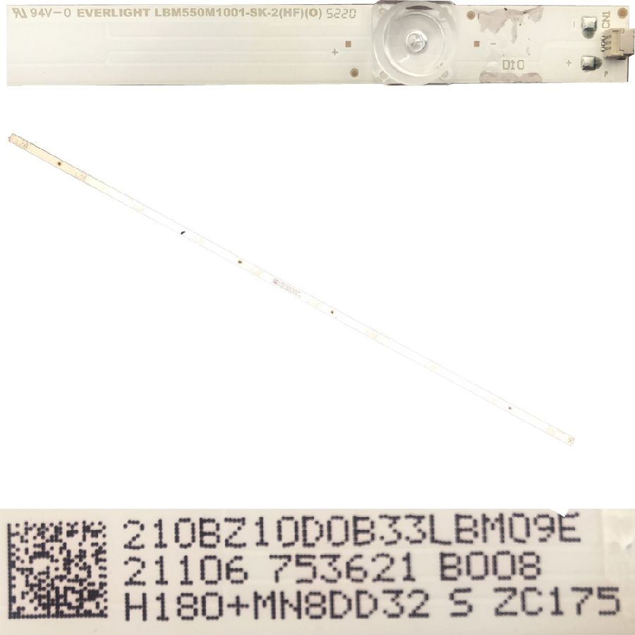 Tira 10 leds PHILIPS 55PUS7855/12 LBM550M1001-SK-2 210BZ10D0B33LBM09E
