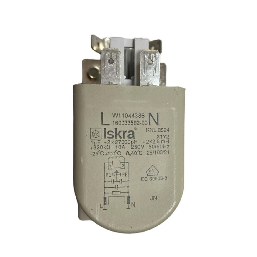 Filtro Antiparásitos Lavadora Hotpoint Ariston HIO 3C22W KNL 3524 W11044386