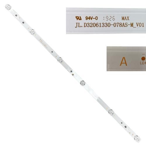 Tira 6 leds Hitachi 32HE2100 JL.D32061330-078AS-M_V01 TYPE A swap / usado