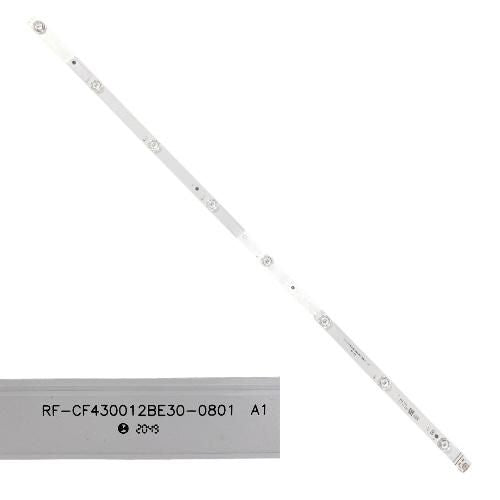 Tira 8 Leds Panasonic TX-43HX600EZ RF-CF430012BE TYPE B swap / de desmontaje