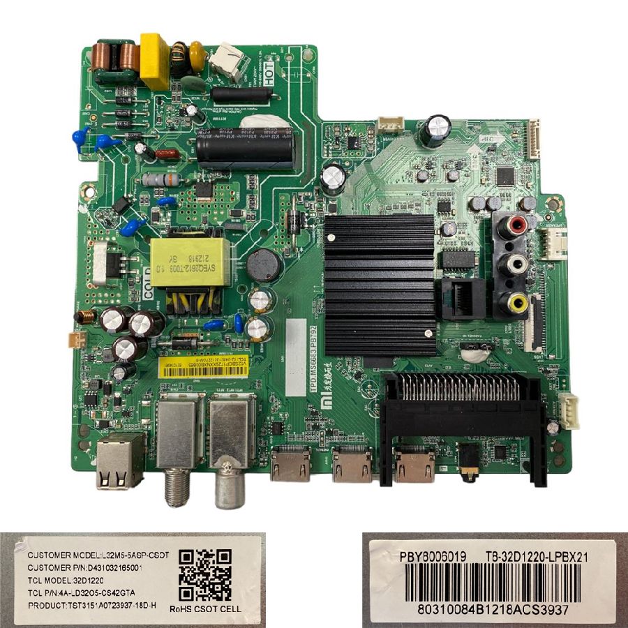 Placa Main Xiaomi L32M5-5ASP TPD.MS6683.PB792