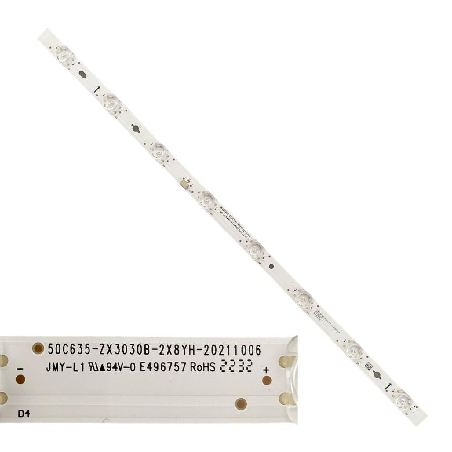 Tira 8 leds TCL 50C639 50C635-ZX3030B-2X8YH-20211006