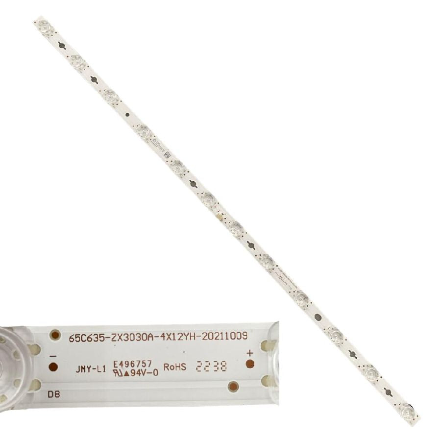 Tira 6 leds TCL 65C639 65C635-ZX3030A-4X12YH-20211009