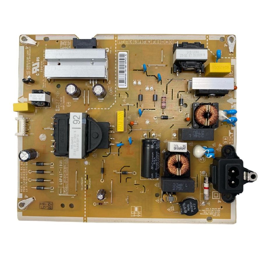 Fuente Alimentación LG 43UQ75006LF EAX68304102(1.0) EAY65170108 LGP43T-19U1