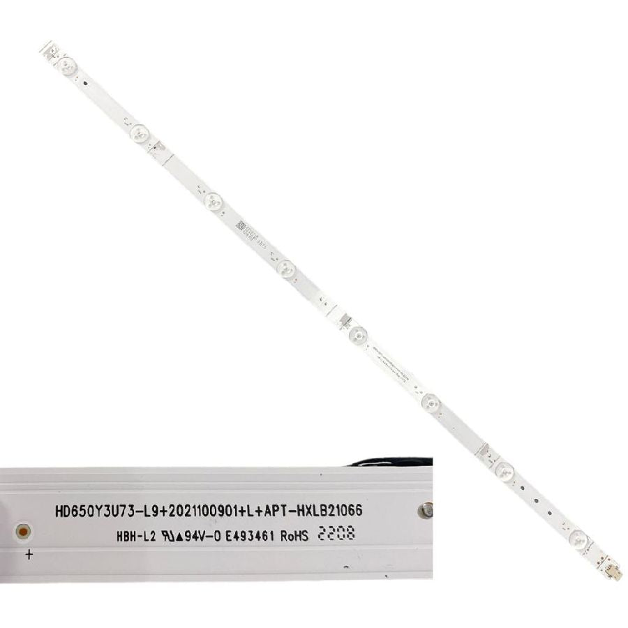 Tira 8 leds Hisense 65U7HQ HD650Y3U73-L9+2021100901+L+APT-HXLB21066