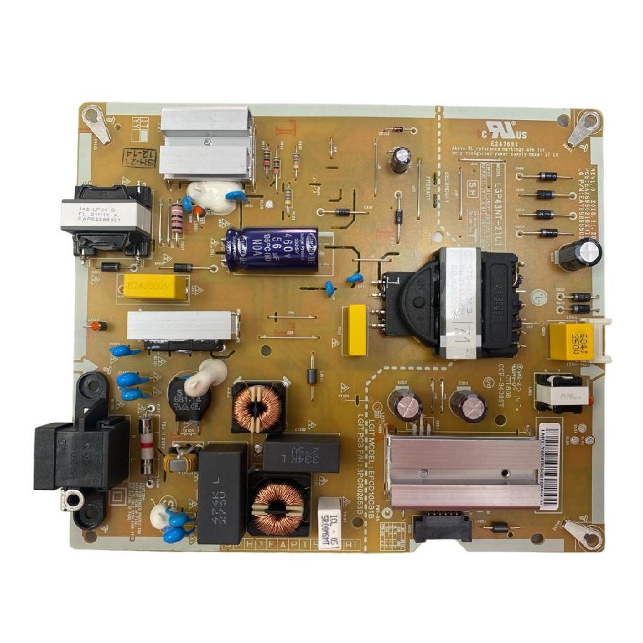 Fuente Alimentación LG 43NANO766QA LGP43NT-21U1 EPCD10CB1B EAX69502102(1.0) EAY65895502