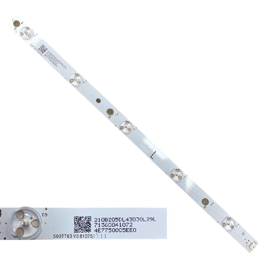 Tira 5 leds PHILIPS 50PFH5300/88 500TT63 V0 81075 TYPE L