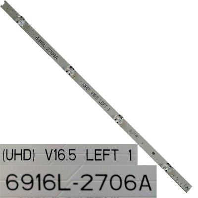 Tira 4 leds 6916L-2706A LEFT 1, LG 49UH610V