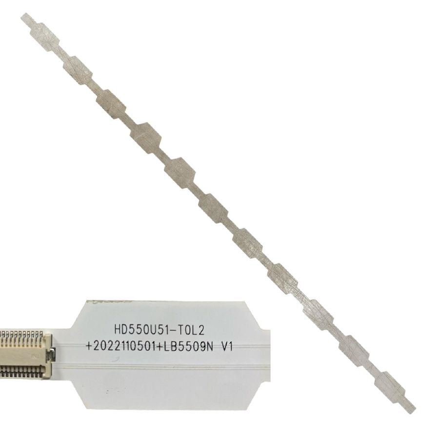 Tira Conexión Leds HISENSE 55U7KQ HD550H3U51-T0L2+2022110501+LB5509N