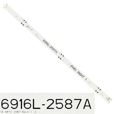 Tira 3 leds 6916L-2587A, LG 49LH630V