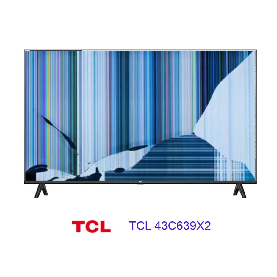 TCL 43C639X2, NUEVO, Con pantalla - panel rota, para despiece. SIN MANDO A DISTANCIA.