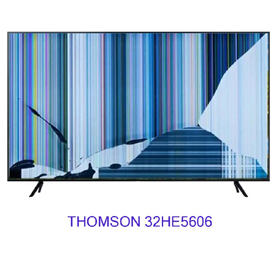 Thomson 32HE5606 NUEVO, Con pantalla - panel rota, para despiece. SIN MANDO A DISTANCIA.