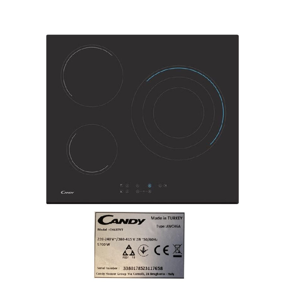 Despiece vitrocerámica Candy CH63TVT