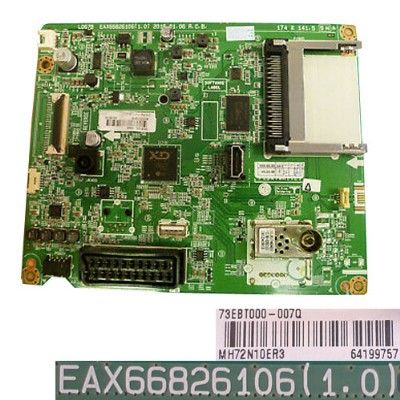 Placa Main LG 49LH5100 EAX66826106(1.0) 73EBT000-007Q MH72N10ERS