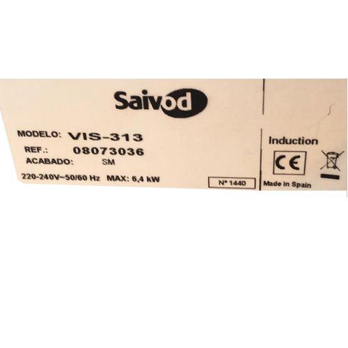 Despiece vitrocerámica Saivod VIS-313