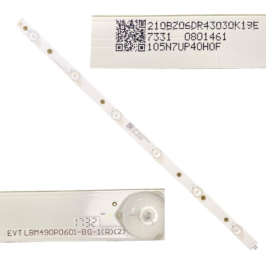 Tira 6 leds PHILIPS 49PFS5301/12 LBM490P0601-BG-1 (SWAP)
