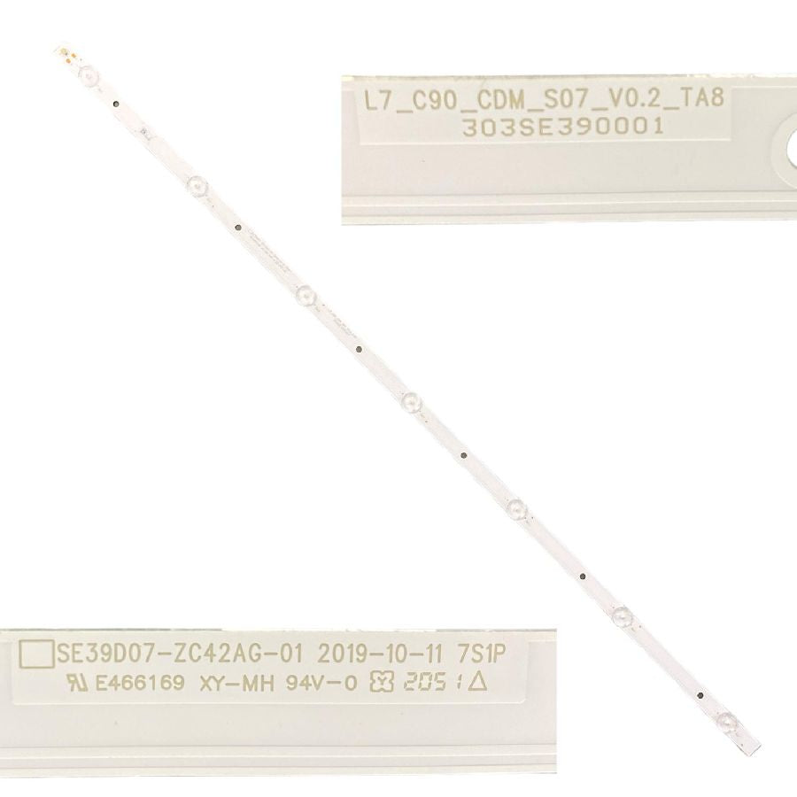 Tira 7 LED NEVIR NVR-8075-39HD2S-SMA-N SE39D07-ZC42AG-01 303SE390001