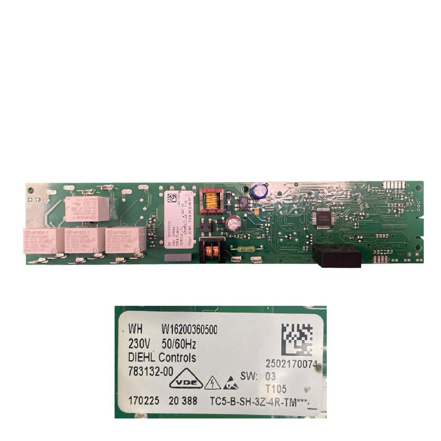 Modulo Electronico Vitro WHIRLPOOL AKT 807/BF 783132-00 W16200360500