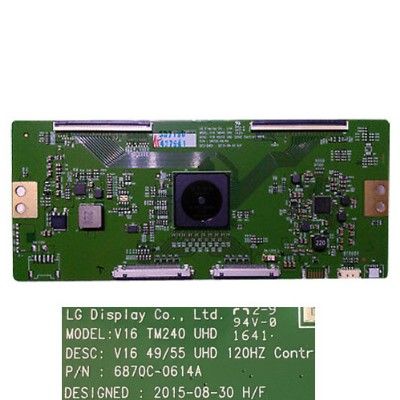 Placa T-Con LG 6870C-0614A V16 TM240 UHD 120HZ Control V0.6 LG 49UH770V