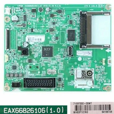 Placa Main LG 49LH510V EAX66826106(1.0)) 71EBT000-00MT MH6DF101ND