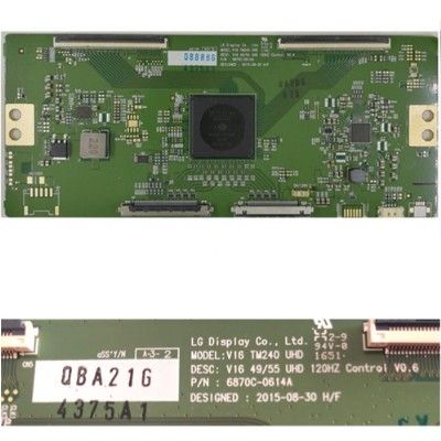 Placa T-Con LG 6870C-0614A V16 TM240 UHD 120HZ Control V0.6