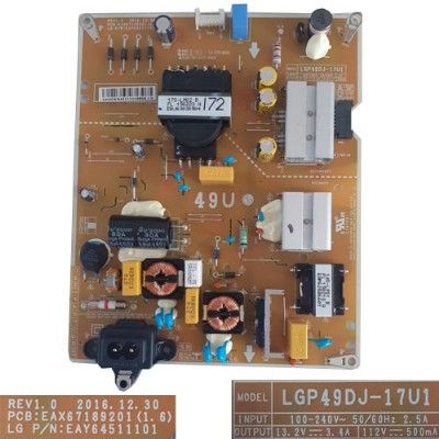 Fuente de Alimentación LG EAX67189201 (1.6) EAY64511101 LGP49DJ-17U1 LGP 49UM7400PLB