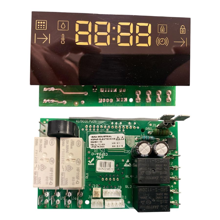 Módulo Electrónico Display Horno TEKA HCB 6435 P K150317V21 3340601-02