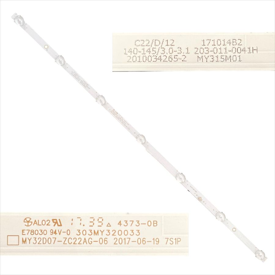 Tira 7 LED TD SYSTEMS K32DLM7H MY32D07-ZC22AG-06 303MY320033 210-108-1158H