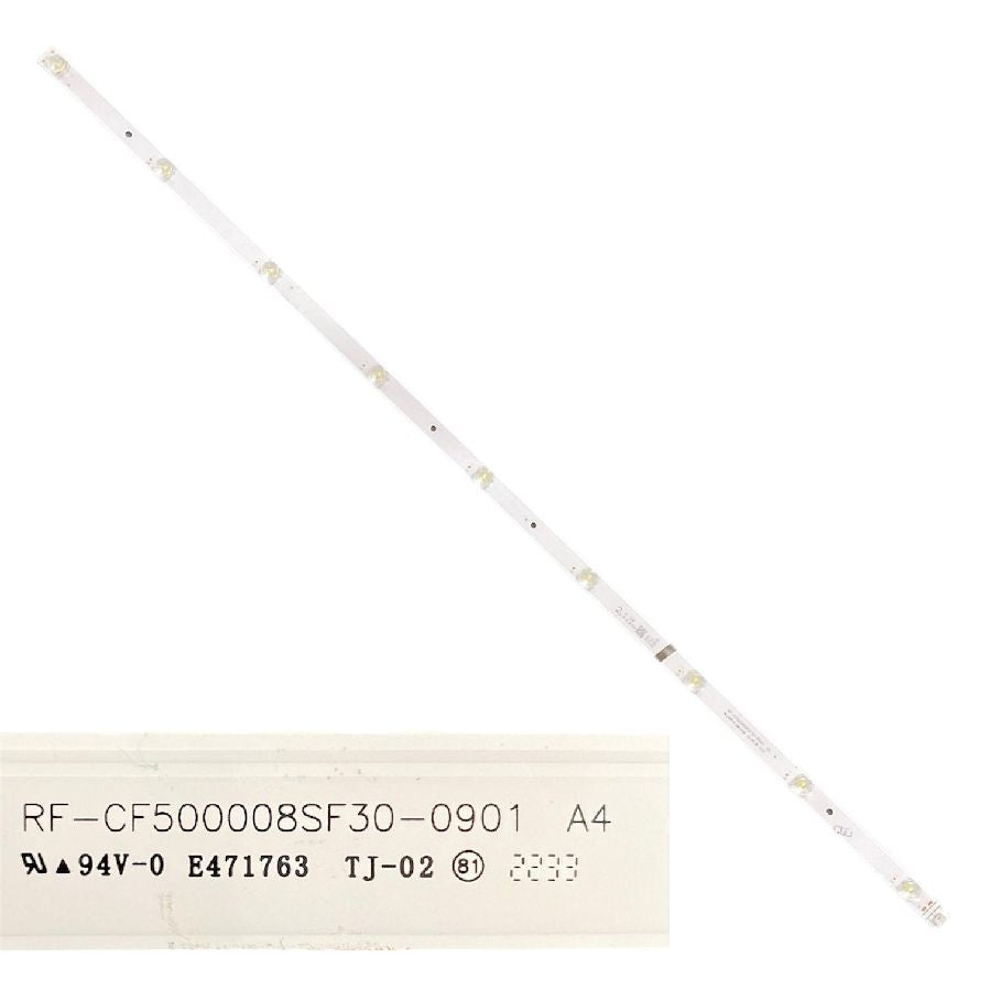 Tira 9 Leds DAEWOO D50DH55UQMS RF-CF500008SF30-0901 usada / de desmontaje