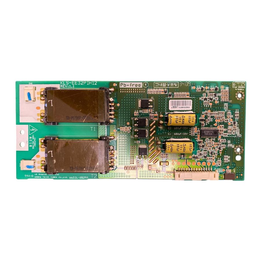 Placa Led Driver TOSHIBA 32AV615DG KLS-EE32PIH12 REV:1.1 usada