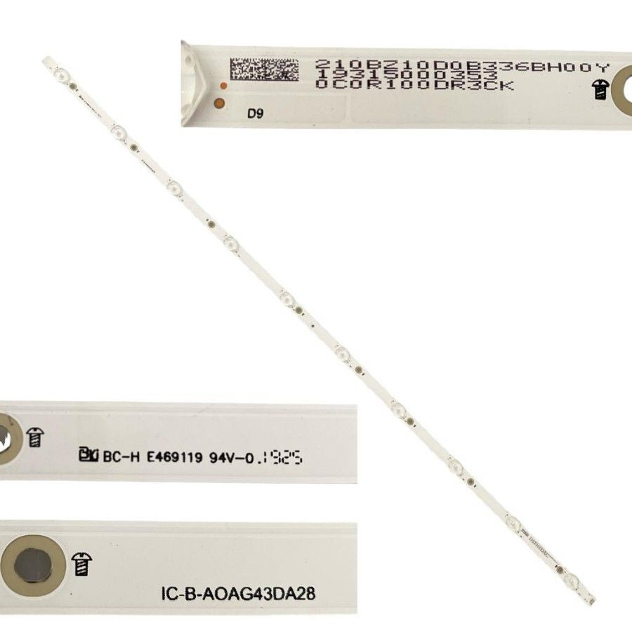 Tira 10 leds PHILIPS 43PFS5823/12 IC-B-AOAGG43DA28 E469119