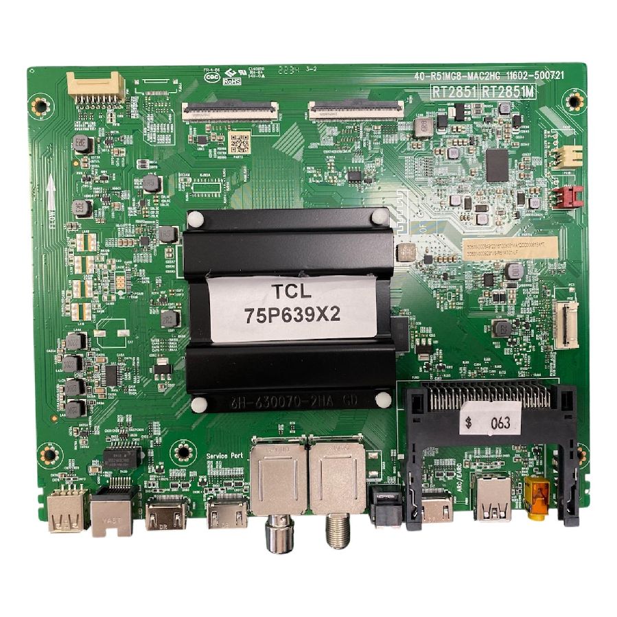 Placa Main TCL 75P639 40-R51MG8-MAC2HG 11602-500721