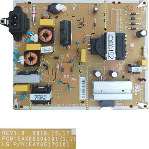 Fuente Alimentación EAX68304101(1.7), LG 43UM7500PLC