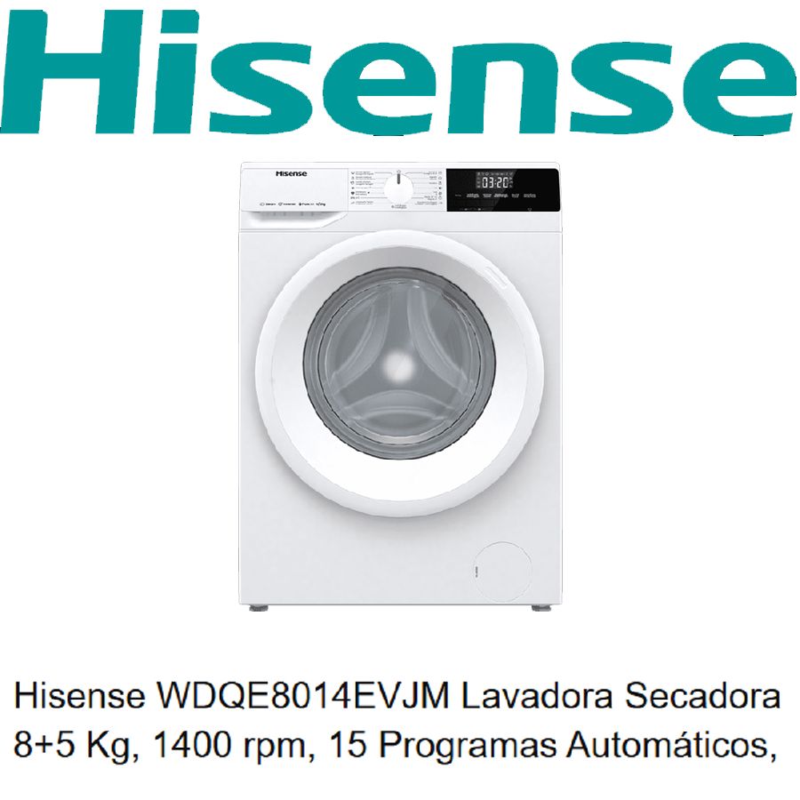 Despiece Lavadora Hisense WDQE8014EVJM usada