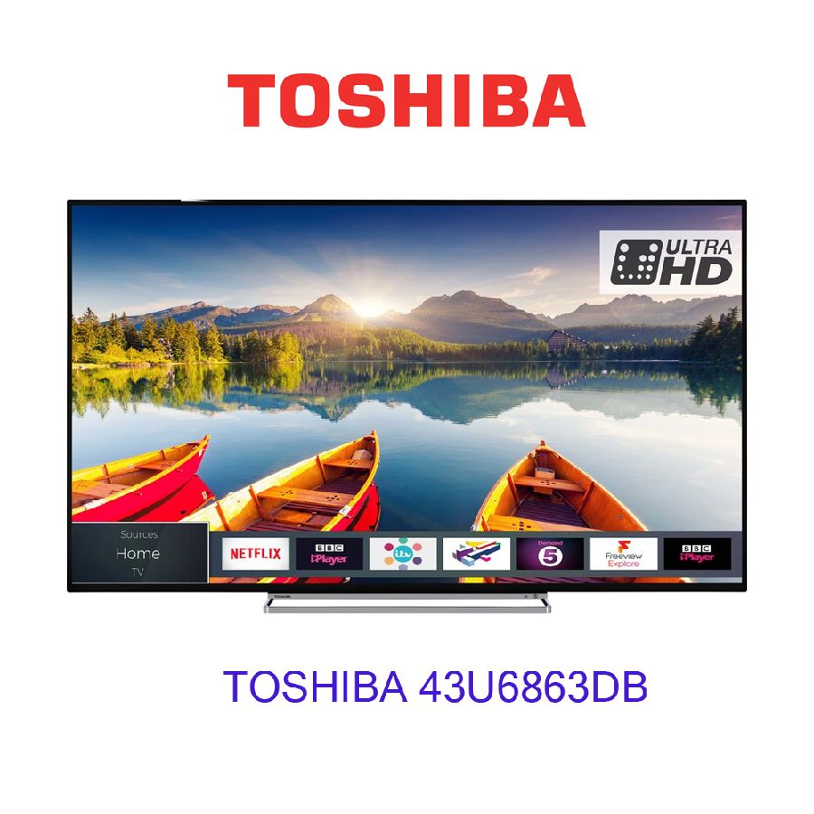 Despiece TV TOSHIBA 43U6863DB