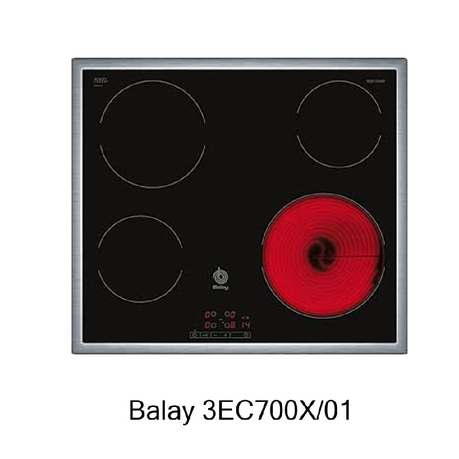 Despiece vitrocerámica Balay 3EC700X/01