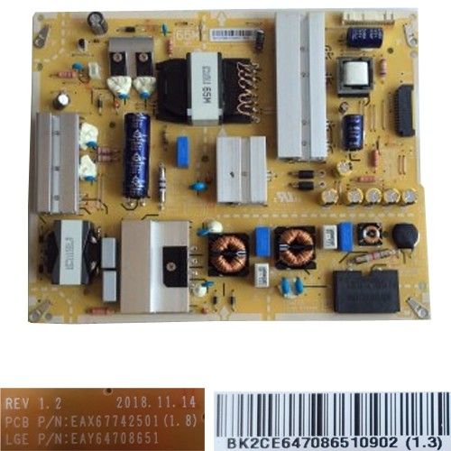Fuente de Alimentación LG EAX67742501(1.8) EAY64708651 LG 65SK8500PLA