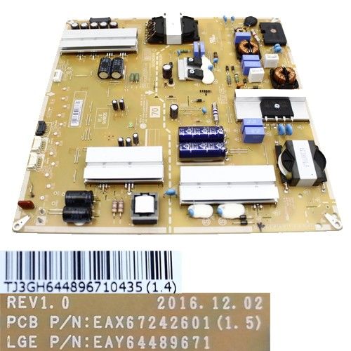 Fuente Alimentación EAX67242601(1.5), LG 70UK6950PLA
