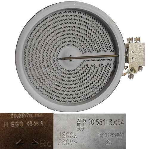 Resistencia Vitro 10.58113.054 60.25170.001, INDESIT TK 64 S (IX) 20cm SWAP/USADO