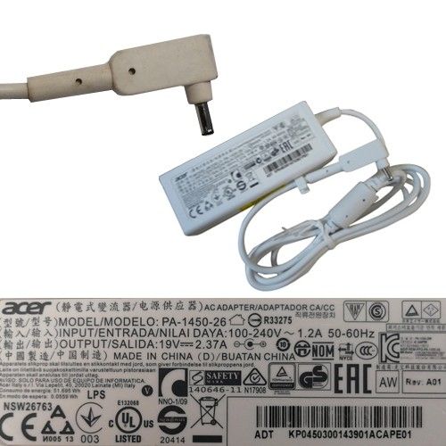 AC Adapter, Cargador... Acer PA-1450-26 19V White SWAP/USADO