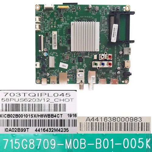 Placa Main 715G8709-M0B-B01-005K, Philips 58PUS6203/12