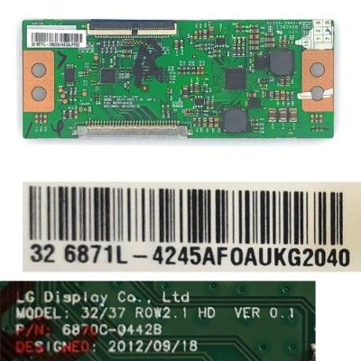 Placa T-Con 6870C-0442B 6871L-4245AF STREAM SYSTEM