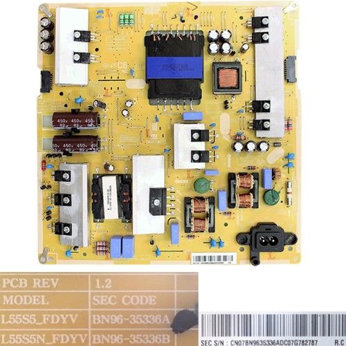 Fuente Alimentacion BN96-35336A REV 1.2, Samsung UE48JU6060K