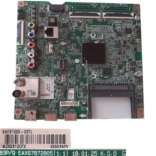 Placa Main LG EAX67872805(1.1), 9AEBT000-037L 65UK6470PLC