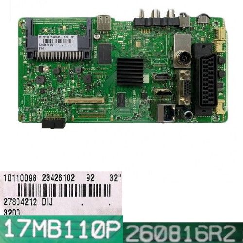 Placa Main 17MB110P, 260816R2, 27804212 DIJ, Telefunken TE32SMB35Z2D