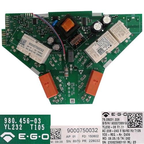 Módulo Electronico 9000750032, 980.456-03, 75.05031.006 Vitro BSH Balay 3EB721LR/01