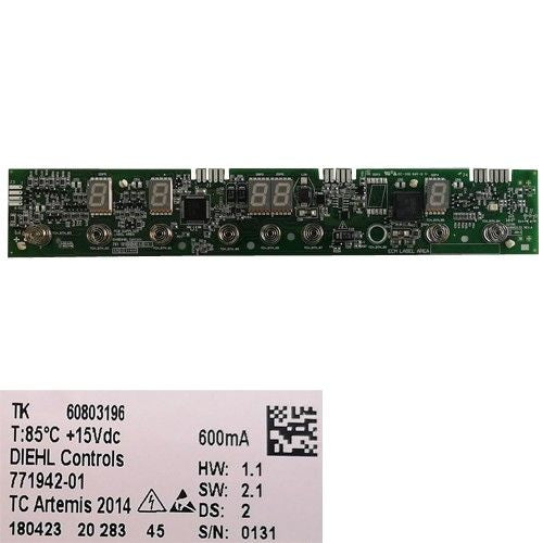 Módulo Electrónico Mandos 60803196, 771942-01, OC-106 94V-0 H, Teka IR 3200 VR01